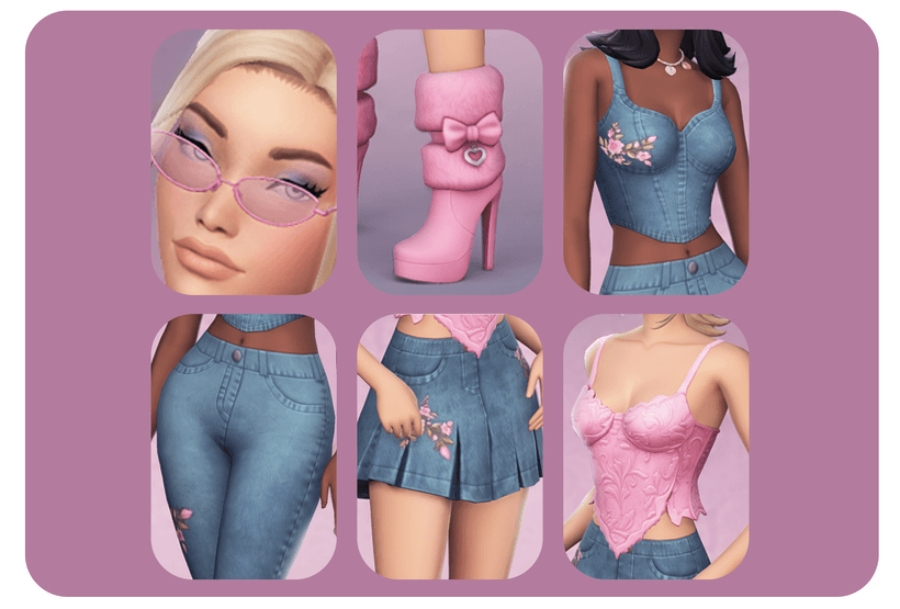 Галерея мода Сет одежды Angel 2000 Set #1